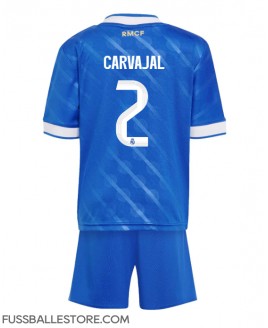 Günstige Real Madrid Daniel Carvajal #2 3rd trikot Kinder 2025-26 Kurzarm (+ Kurze Hosen)